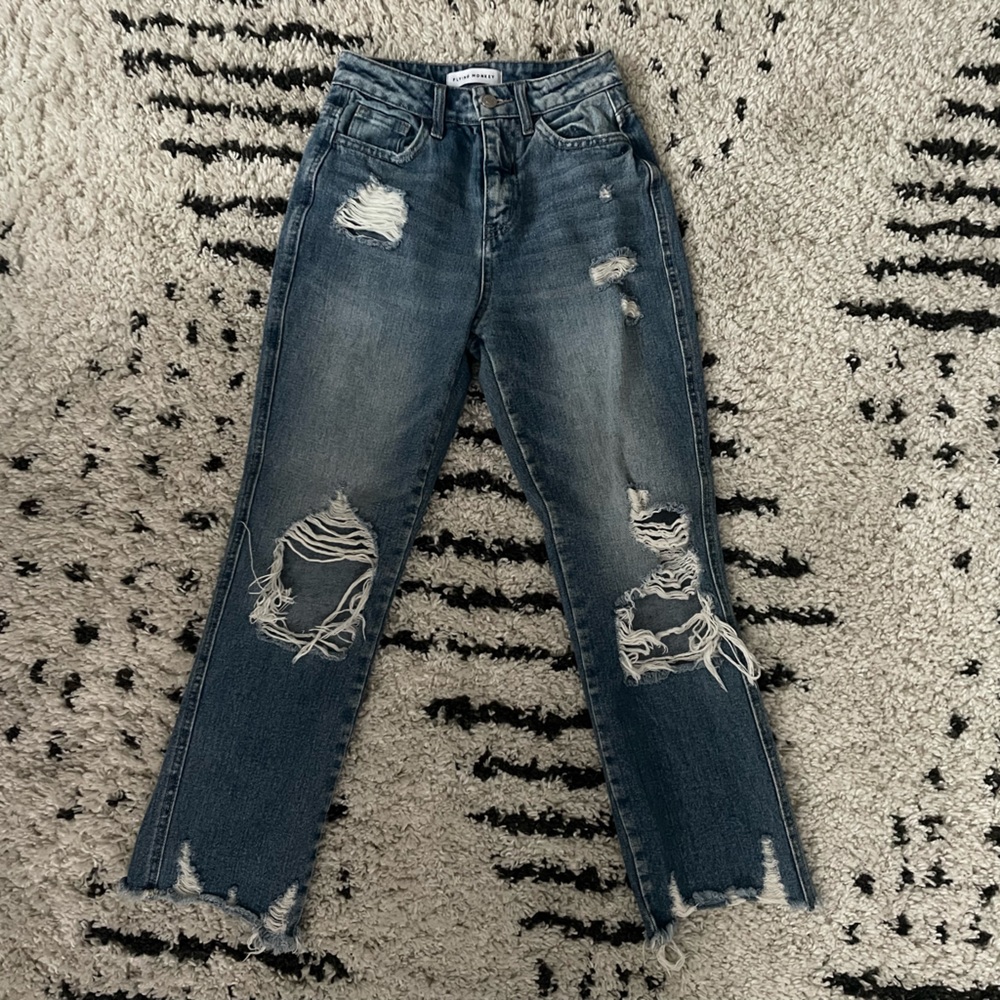 Flying Monkey Crop Jeans